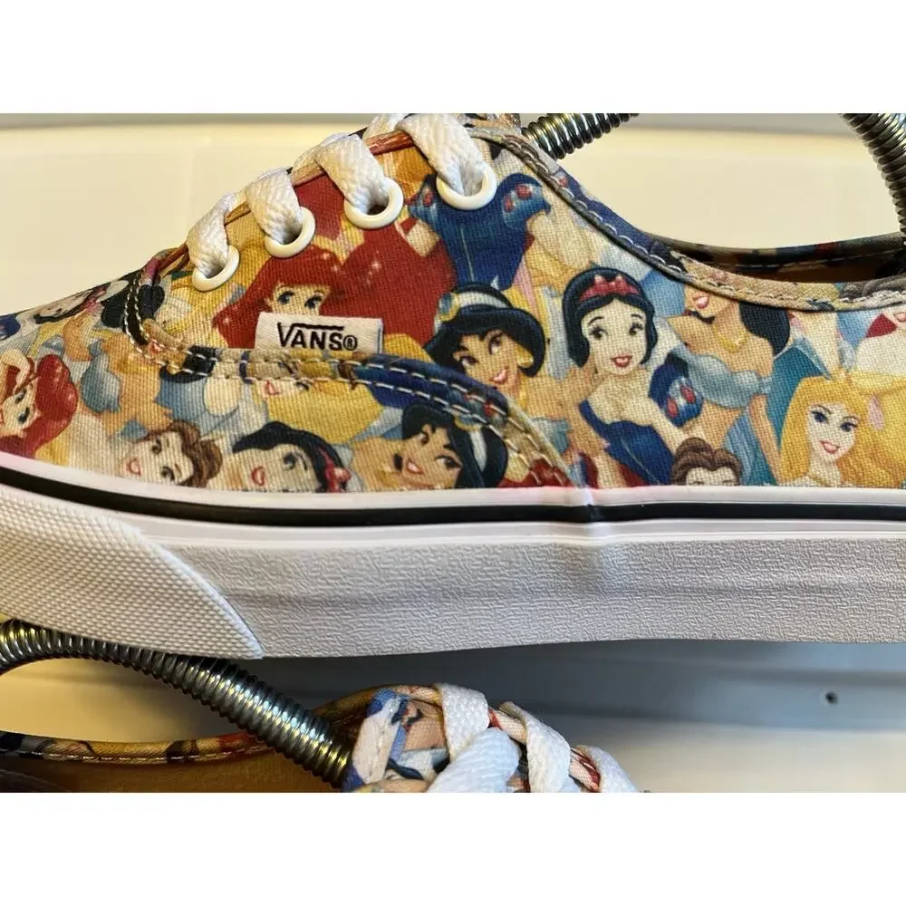 VANS x Disney Authentic Womens Size 7 Shoes Disney Princess Low Top Sneakers